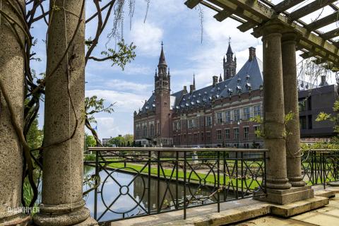 View of the Peace Palace 